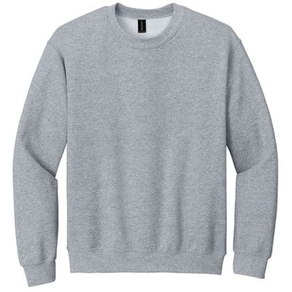 Custom Gildan - Heavy Blend Crewneck Sweatshirt - Sport Grey Custom Gildan - Heavy Blend Crewneck Sweatshirt - Sport Grey
