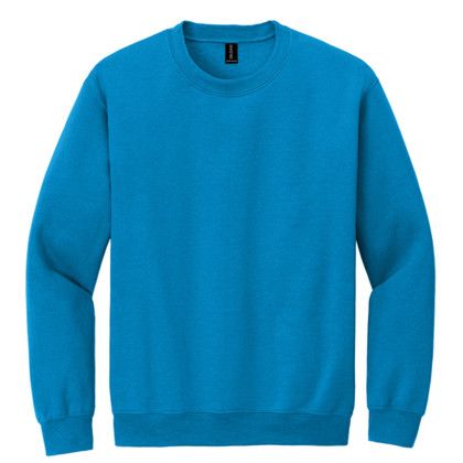 Custom Gildan - Heavy Blend Crewneck Sweatshirt - Sapphire Custom Gildan - Heavy Blend Crewneck Sweatshirt - Sapphire