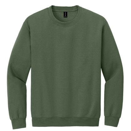 Custom Gildan - Heavy Blend Crewneck Sweatshirt - Military green Custom Gildan - Heavy Blend Crewneck Sweatshirt - Military green