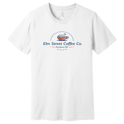 Custom Bella + Canvas White Unisex Jersey Short Sleeve Tee - White