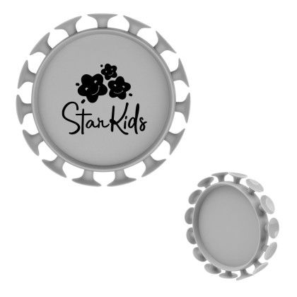 Custom Flying Grip Disc - Gray Custom Flying Grip Disc - Gray