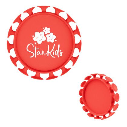 Custom Flying Grip Disc - Red Custom Flying Grip Disc - Red
