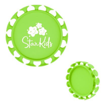 Custom Flying Grip Disc - Lime Green Custom Flying Grip Disc - Lime Green