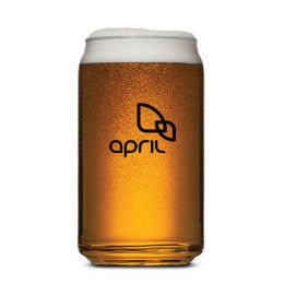 Custom 16 oz. Beer Can Beer Glass - Imprinted Custom 16 oz. Beer Can Beer Glass - Imprinted