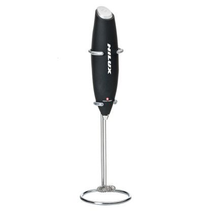 Custom Swiss Force Crema Milk Frother - Black Custom Swiss Force Crema Milk Frother - Black