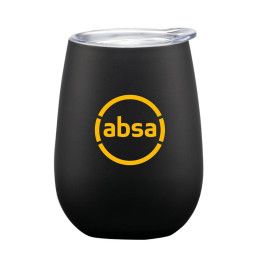 Custom Vivaldi Wine Tumbler - 10 oz - Black Custom Vivaldi Wine Tumbler - 10 oz - Black