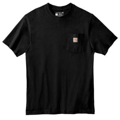 Custom Carhartt Full Color Workwear Pocket Short Sleeve T-Shirt - Black Custom Carhartt Full Color Workwear Pocket Short Sleeve T-Shirt - Black
