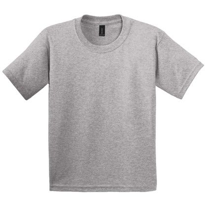 Custom Gildan Youth Ultra Cotton 100% US Cotton T-Shirt - Sport grey Custom Gildan Youth Ultra Cotton 100% US Cotton T-Shirt - Sport grey