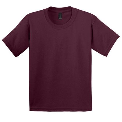 Custom Gildan Youth Ultra Cotton 100% US Cotton T-Shirt - Maroon Custom Gildan Youth Ultra Cotton 100% US Cotton T-Shirt - Maroon