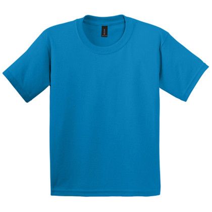 Custom Gildan Youth Ultra Cotton 100% US Cotton T-Shirt - Sapphire Custom Gildan Youth Ultra Cotton 100% US Cotton T-Shirt - Sapphire