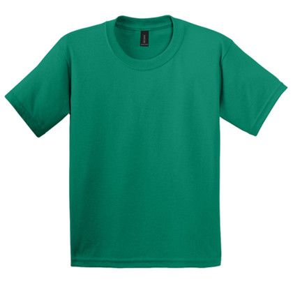 Custom Gildan Youth Ultra Cotton 100% US Cotton T-Shirt - Kelly green Custom Gildan Youth Ultra Cotton 100% US Cotton T-Shirt - Kelly green