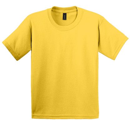 Custom Gildan Youth Ultra Cotton 100% US Cotton T-Shirt - Daisy Front View Custom Gildan Youth Ultra Cotton 100% US Cotton T-Shirt - Daisy Front View