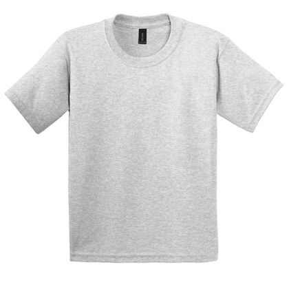 Custom Gildan Youth Ultra Cotton 100% US Cotton T-Shirt - Ash Custom Gildan Youth Ultra Cotton 100% US Cotton T-Shirt - Ash