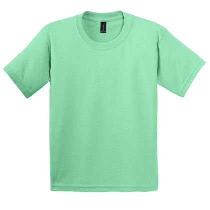 Custom Gildan Youth Ultra Cotton 100% US Cotton T-Shirt - Mint green Custom Gildan Youth Ultra Cotton 100% US Cotton T-Shirt - Mint green