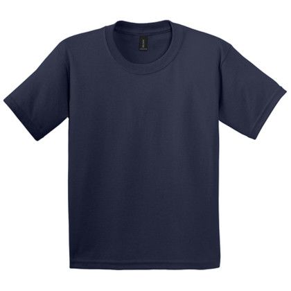 Custom Gildan Youth Ultra Cotton 100% US Cotton T-Shirt - Navy Custom Gildan Youth Ultra Cotton 100% US Cotton T-Shirt - Navy