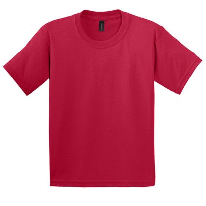 Custom Gildan Youth Ultra Cotton 100% US Cotton T-Shirt - Cherry red Custom Gildan Youth Ultra Cotton 100% US Cotton T-Shirt - Cherry red
