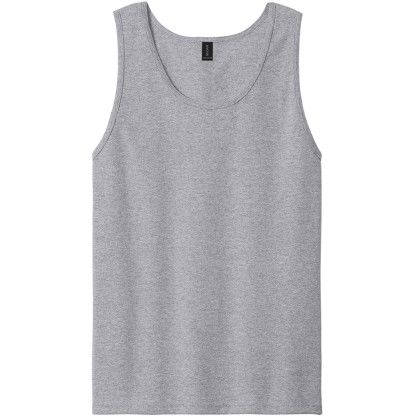 Custom Gildan Ultra Cotton 100% US Cotton Tank Top - Grey