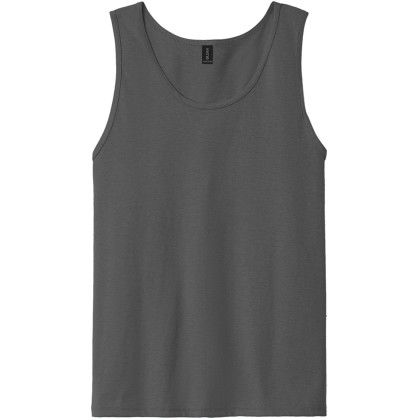 Custom Gildan Ultra Cotton 100% US Cotton Tank Top - Charcoal