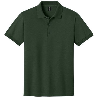 Custom Gildan - DryBlend 6-Ounce Jersey Knit Sport Shirt - Forest green