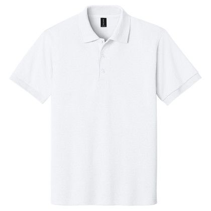 Custom Gildan - DryBlend 6-Ounce Jersey Knit Sport Shirt - White