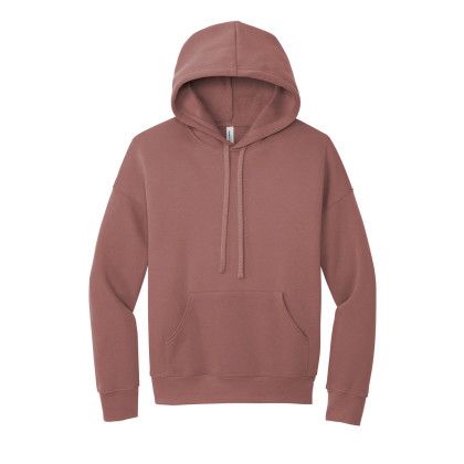 Custom Bella + Canvas Unisex Sponge Fleece Pullover DTM Hoodie - Mauve Custom Bella + Canvas Unisex Sponge Fleece Pullover DTM Hoodie - Mauve
