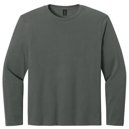 Custom Gildan Softstyle Long Sleeve T-Shirt - Charcoal Custom Gildan Softstyle Long Sleeve T-Shirt - Charcoal