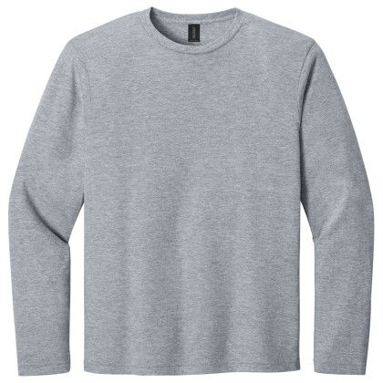 Custom Gildan Softstyle Long Sleeve T-Shirt - Sport grey Custom Gildan Softstyle Long Sleeve T-Shirt - Sport grey