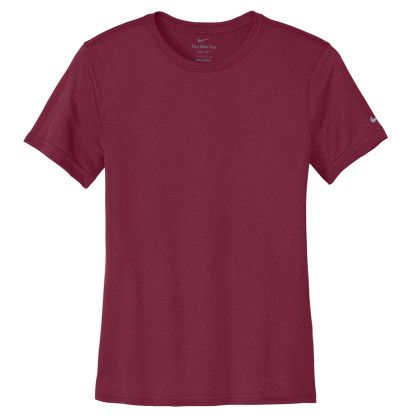 Custom Nike Women's Swoosh Sleeve RLegend Tee - Team Marron Custom Nike Women's Swoosh Sleeve RLegend Tee - Team Marron