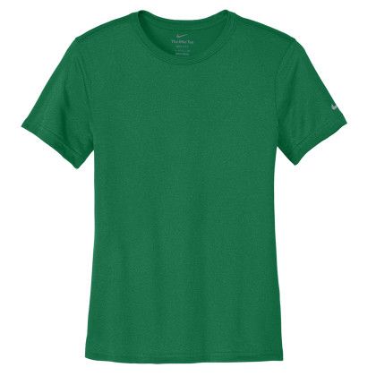 Custom Nike Women's Swoosh Sleeve RLegend Tee - Gorge Green Custom Nike Women's Swoosh Sleeve RLegend Tee - Gorge Green