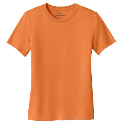 Custom Nike Women's Swoosh Sleeve RLegend Tee - Desert Orange Custom Nike Women's Swoosh Sleeve RLegend Tee - Desert Orange