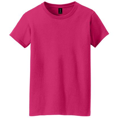 Custom Gildan Women's Heavy Cotton 100% Cotton T-Shirt - Heliconia