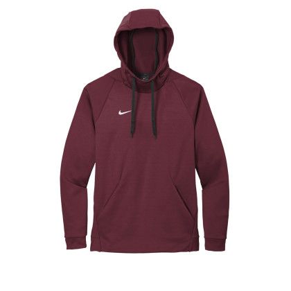 Custom Nike Therma-FIT Pullover Fleece Hoodie - Dark maroon Custom Nike Therma-FIT Pullover Fleece Hoodie - Dark maroon