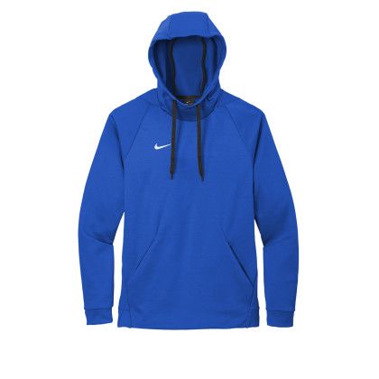 Custom Nike Therma-FIT Pullover Fleece Hoodie - Royal Custom Nike Therma-FIT Pullover Fleece Hoodie - Royal