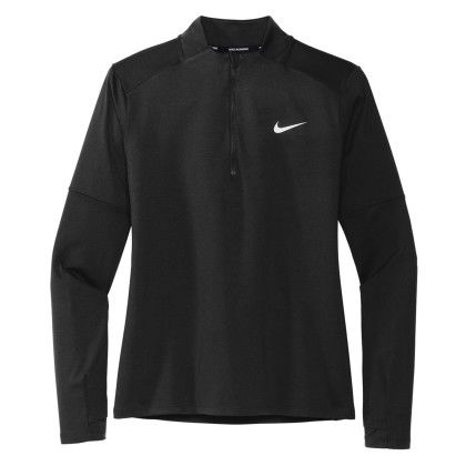 Custom Nike Women's Dri-FIT Element 1/2-Zip Top - Black Custom Nike Women's Dri-FIT Element 1/2-Zip Top - Black