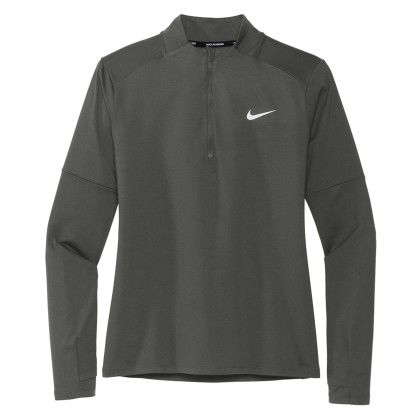 Custom Nike Women's Dri-FIT Element 1/2-Zip Top - Anthracite Custom Nike Women's Dri-FIT Element 1/2-Zip Top - Anthracite