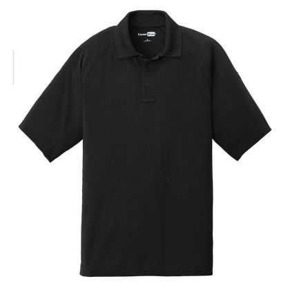 Custom CornerStone Select Lightweight Snag-Proof Tactical Polo - Black Custom CornerStone Select Lightweight Snag-Proof Tactical Polo - Black