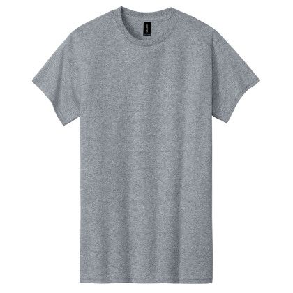 Custom Gildan Adult Heavy Cotton T-Shirt - Sports Grey Custom Gildan Adult Heavy Cotton T-Shirt - Sports Grey
