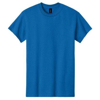 Custom Gildan Adult Heavy Cotton T-Shirt - Neon Blue Custom Gildan Adult Heavy Cotton T-Shirt - Neon Blue