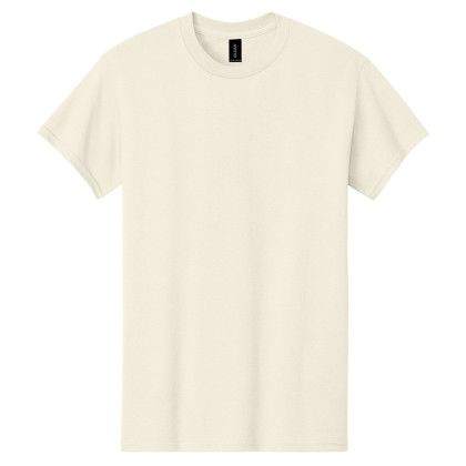 Custom Gildan Adult Heavy Cotton T-Shirt - Natural Custom Gildan Adult Heavy Cotton T-Shirt - Natural