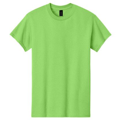 Custom Gildan Adult Heavy Cotton T-Shirt - Lime Custom Gildan Adult Heavy Cotton T-Shirt - Lime