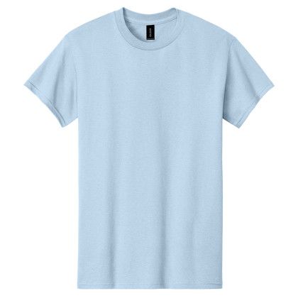 Custom Gildan Adult Heavy Cotton T-Shirt - Light Blue Custom Gildan Adult Heavy Cotton T-Shirt - Light Blue