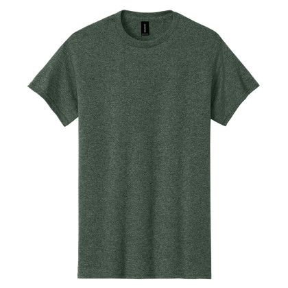 Custom Gildan Adult Heavy Cotton T-Shirt - Heather Military Green Custom Gildan Adult Heavy Cotton T-Shirt - Heather Military Green