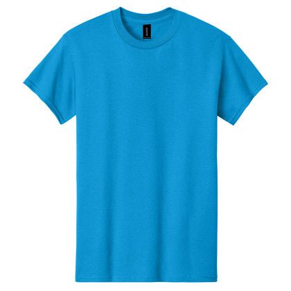Custom Gildan Adult Heavy Cotton T-Shirt - Sapphire Custom Gildan Adult Heavy Cotton T-Shirt - Sapphire