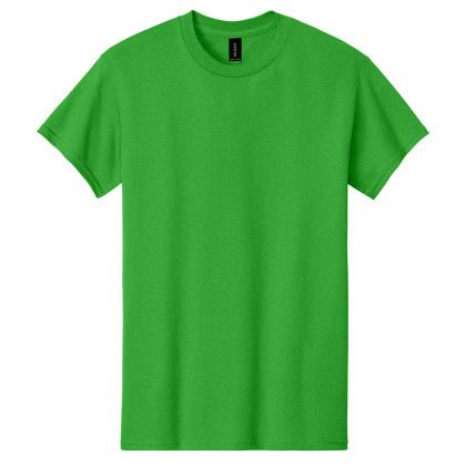 Custom Gildan Adult Heavy Cotton T-Shirt - Electric Green Custom Gildan Adult Heavy Cotton T-Shirt - Electric Green