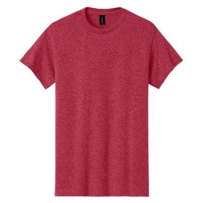 Custom Gildan Adult Heavy Cotton T-Shirt - Heather Red Custom Gildan Adult Heavy Cotton T-Shirt - Heather Red