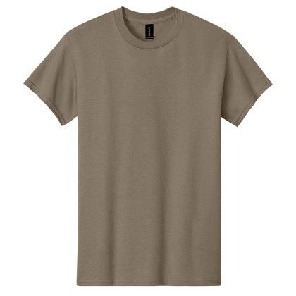Custom Gildan Adult Heavy Cotton T-Shirt - Brown Savana Custom Gildan Adult Heavy Cotton T-Shirt - Brown Savana
