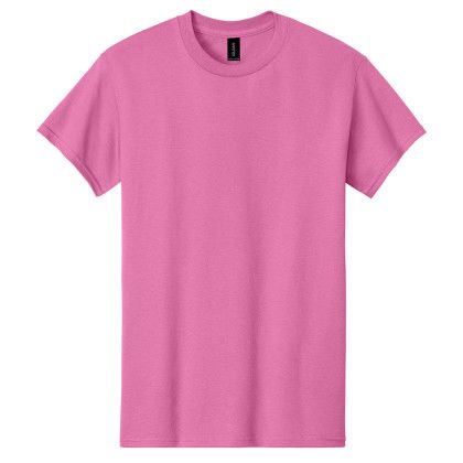 Custom Gildan Adult Heavy Cotton T-Shirt - Azalea Custom Gildan Adult Heavy Cotton T-Shirt - Azalea