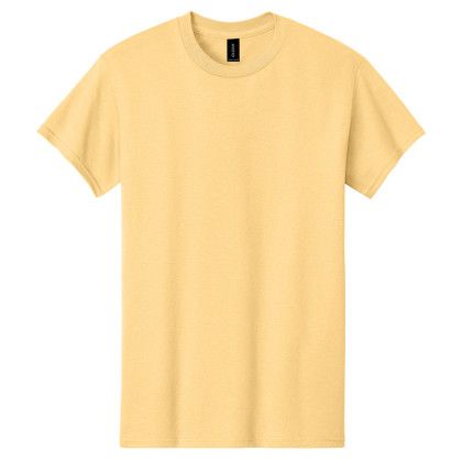 Custom Gildan Adult Heavy Cotton T-Shirt - Yellow Haze Custom Gildan Adult Heavy Cotton T-Shirt - Yellow Haze
