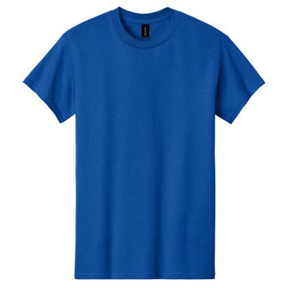 Custom Gildan Adult Heavy Cotton T-Shirt - Royal Custom Gildan Adult Heavy Cotton T-Shirt - Royal