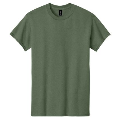 Custom Gildan Adult Heavy Cotton T-Shirt - Military green Custom Gildan Adult Heavy Cotton T-Shirt - Military green